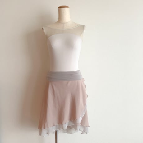 S/Mサイズ 【Double-Layer】 Pull-on slim cut type (40/55+belt) Rose Smoke wide band （RTS）⑤