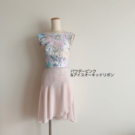 Wrap skirt_Type A_ 42cm/55cm(front/back)