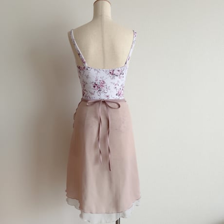 Mサイズ 【Double-Layer】 Wrap Skirt TypeA (46/60) ローズスモーク（RTS）⑨