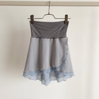 Sサイズ 【Double-Layer】 Pull-on slim cut type (25/35+belt) wide band シルバーグレー（RTS）④