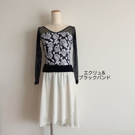 Pull-on Skirt _Romantic type (46/62+belt) *wide band