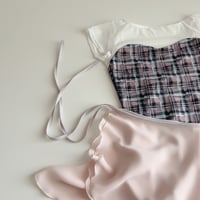 Mist Tartan（ミストタータン） B Neck / Half Sleeve　⑧