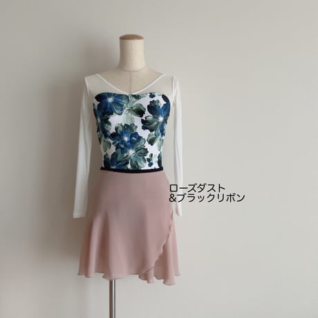 Wrap skirt_Type A_ 37cm/45cm(front/back)