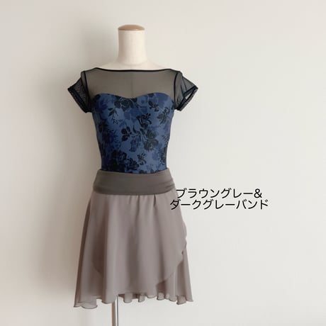 Pull-on Skirt _Romantic type (35/52+belt) *wide band