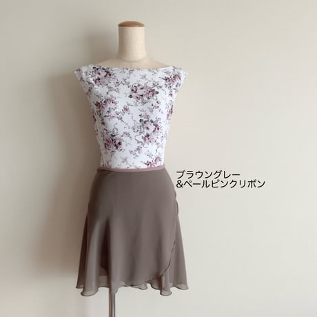 Wrap skirt_Type A_ 37cm/45cm(front/back)