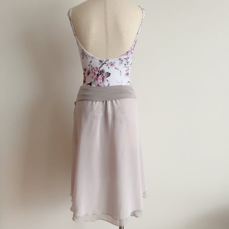 【Double-Layer】 （Mサイズ）pull-on wide band (44/59+band) ベビーピンク＆ラテベージュ①