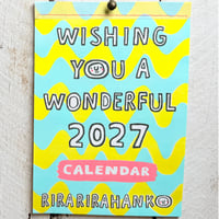 【予約注文】9月13日までのご注文で20％OFF！【2027カレンダー】RiraRiraはんこ壁掛けカレンダー2027_CR2027