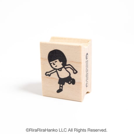 【まもるくんのけんけん】デザインはんこ20x26mm_R1342