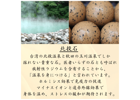 【ブラック北投石×スターカット テラヘルツ】ブレスレット