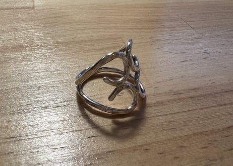 ハートの指輪　1.5mm