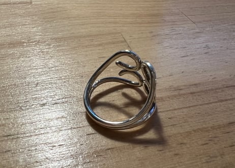 ハートの指輪　1.5mm