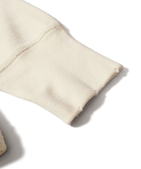 【J's】Healthknit Thermal King Raschel Honeycomb Crew Damage LS