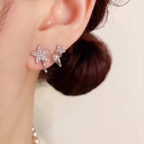 Star wrap around ear cuff【R0576】