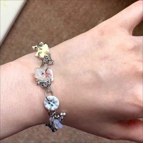 Dog charm bracelet【R0558】