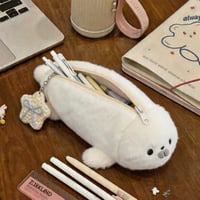 まんまるアザラシペンケース【S0193】
