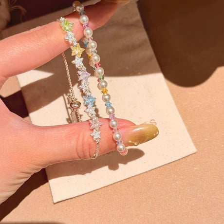 Colorful star bracelet【R0561】