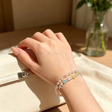 Colorful star bracelet【R0561】
