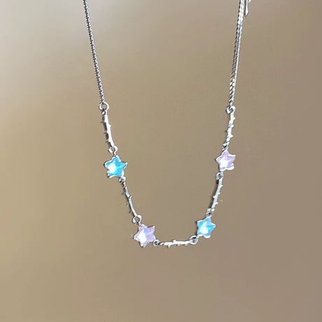 Star point necklace【R0587】
