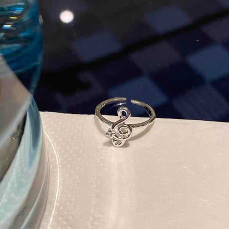 Melody silver ring【R0597】