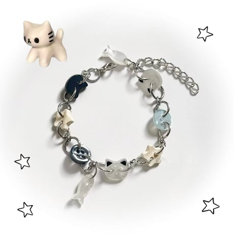 Cat botan bracelet【R0557】