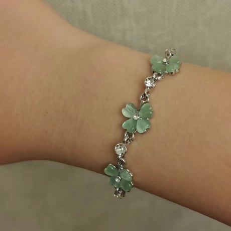 Clover charm bracelet【R0559】
