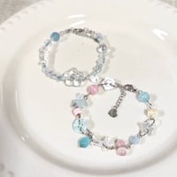 Clear beads bracelet【R0560】