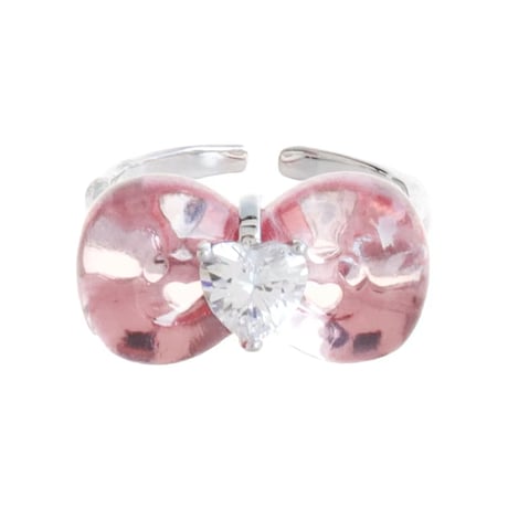 Ribbon plump ring【R0550】