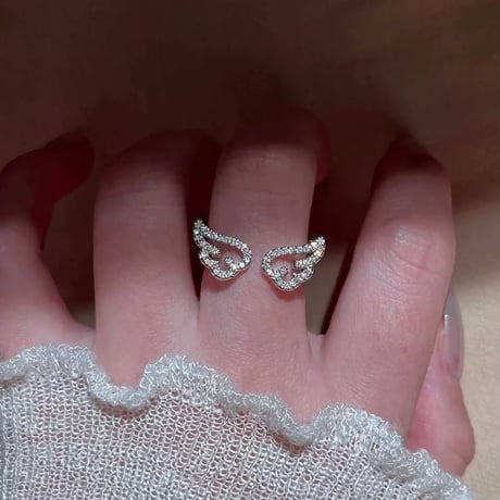 Angel silhouette ring【R0595】