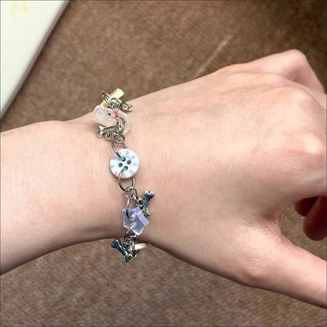 Dog charm bracelet【R0558】