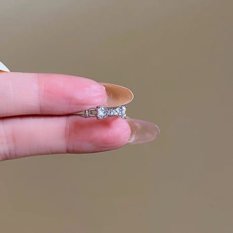 Ribbon thin ear cuff【R0571】