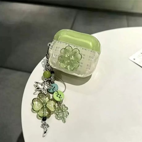 クローバーチャームairpodsケース【P0112】
