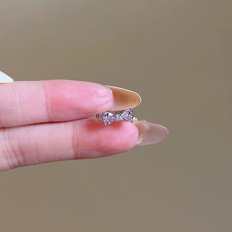Ribbon thin ear cuff【R0571】