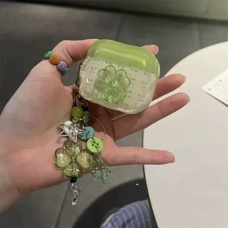クローバーチャームairpodsケース【P0112】