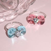 Ribbon plump ring【R0550】