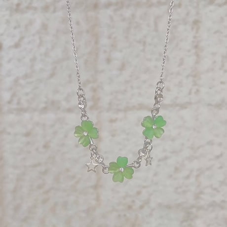 Clover necklace【R0590】