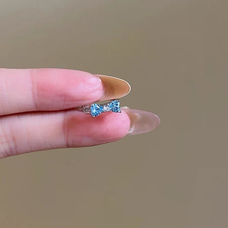 Ribbon thin ear cuff【R0571】