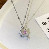 Kirakira moon necklace【R0588】