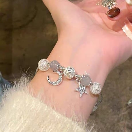 Star & moon bracelet【R0569】