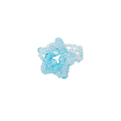 Beads star ring【R0549】