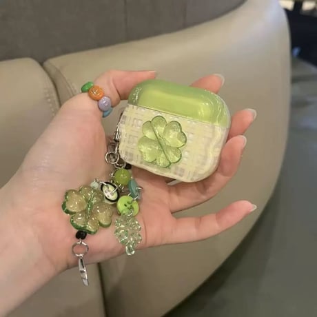 クローバーチャームairpodsケース【P0112】