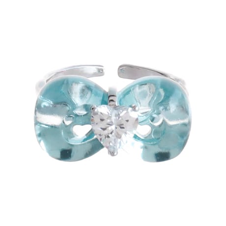 Ribbon plump ring【R0550】