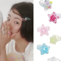 Beads star ring【R0549】