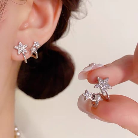 Star wrap around ear cuff【R0576】