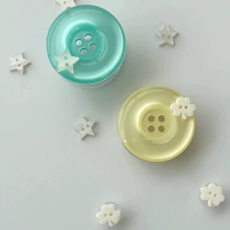 クリアボタンスマホグリップ【S0217】