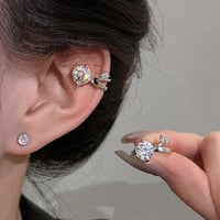 Radiance stone ear cuff【R0578】