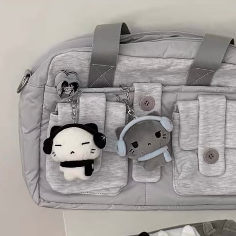 ヘッドホンマフラーねこちゃんキーホルダー【S0230】