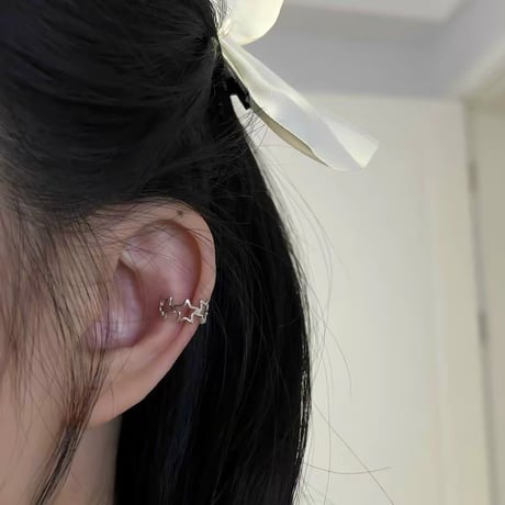 Star connect ear cuff【R0580】