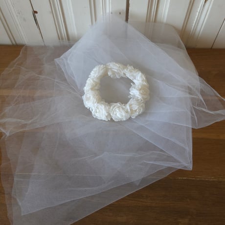 コミュニオンの花冠ヴェール付き