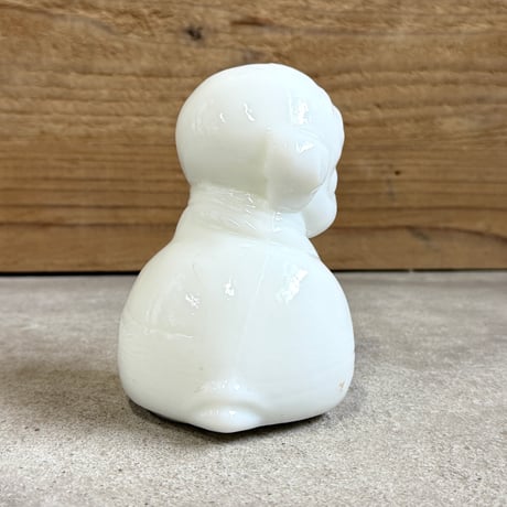 Milk Glass Puppy