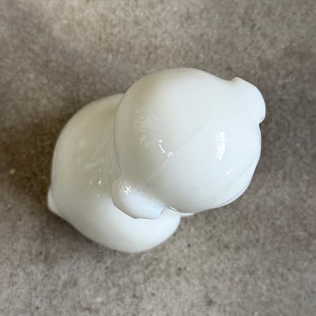 Milk Glass Puppy